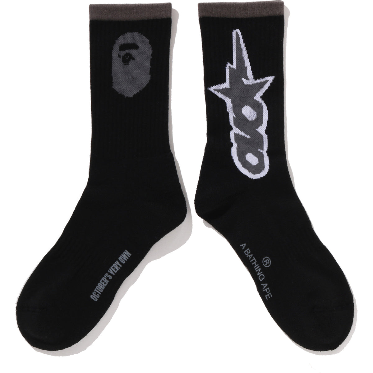 BAPE X OVO OVO STA ATHLETIC SOCKS MENS