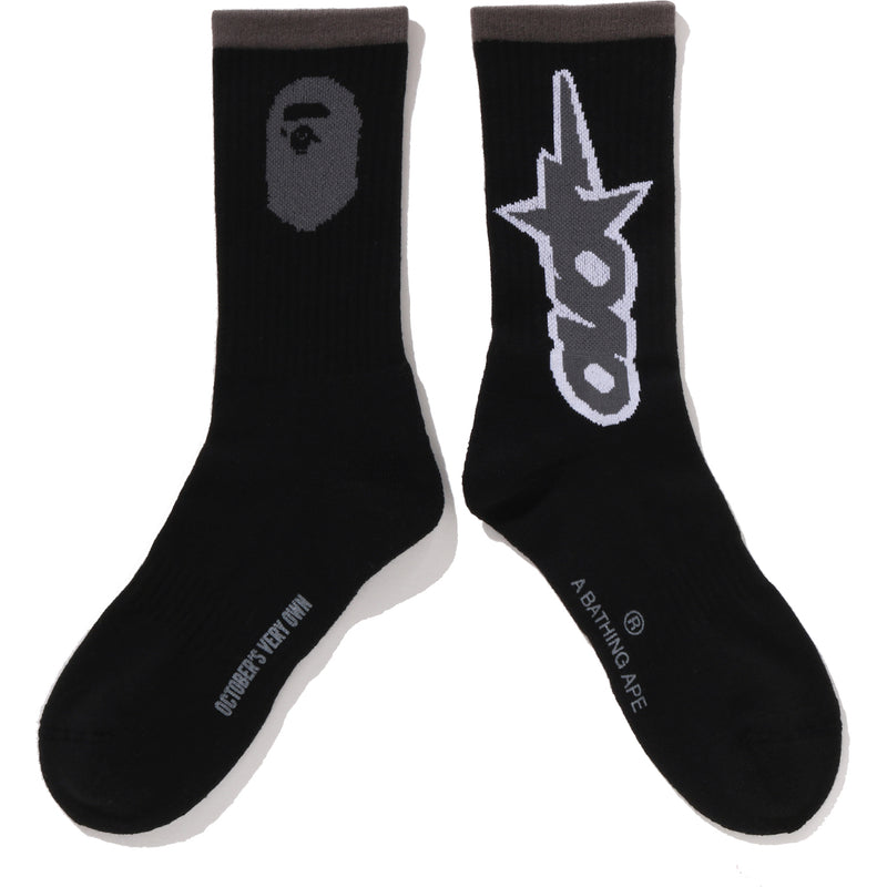 BAPE X OVO OVO STA ATHLETIC SOCKS MENS