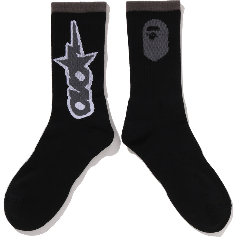 BAPE X OVO OVO STA ATHLETIC SOCKS MENS