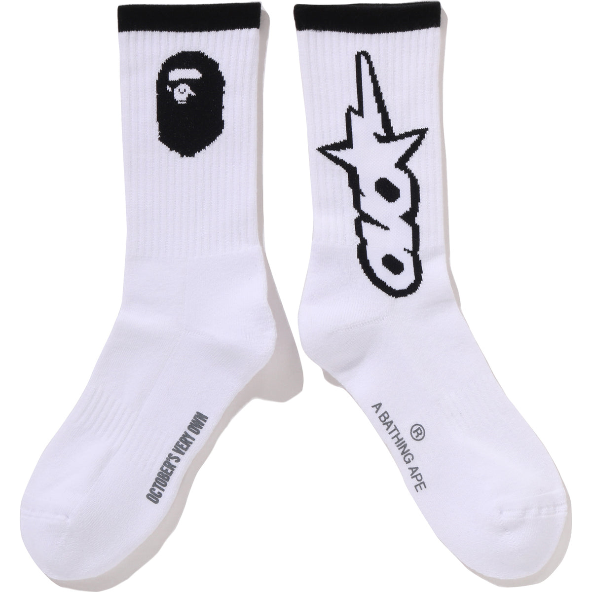 BAPE X OVO OVO STA ATHLETIC SOCKS MENS