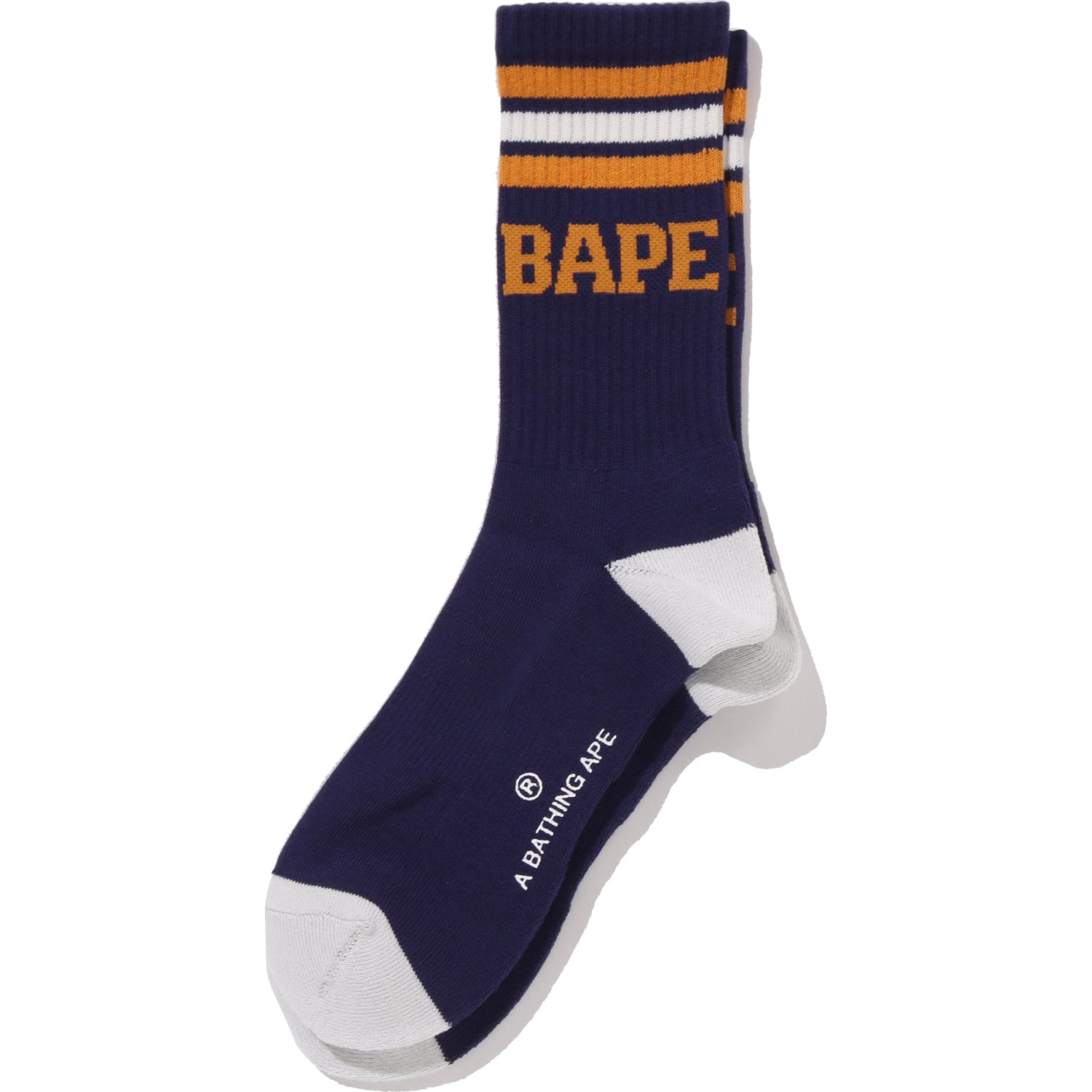 BAPE Stripe Socks - Cotton Acrylic Blend | A Bathing Ape – us.bape.com