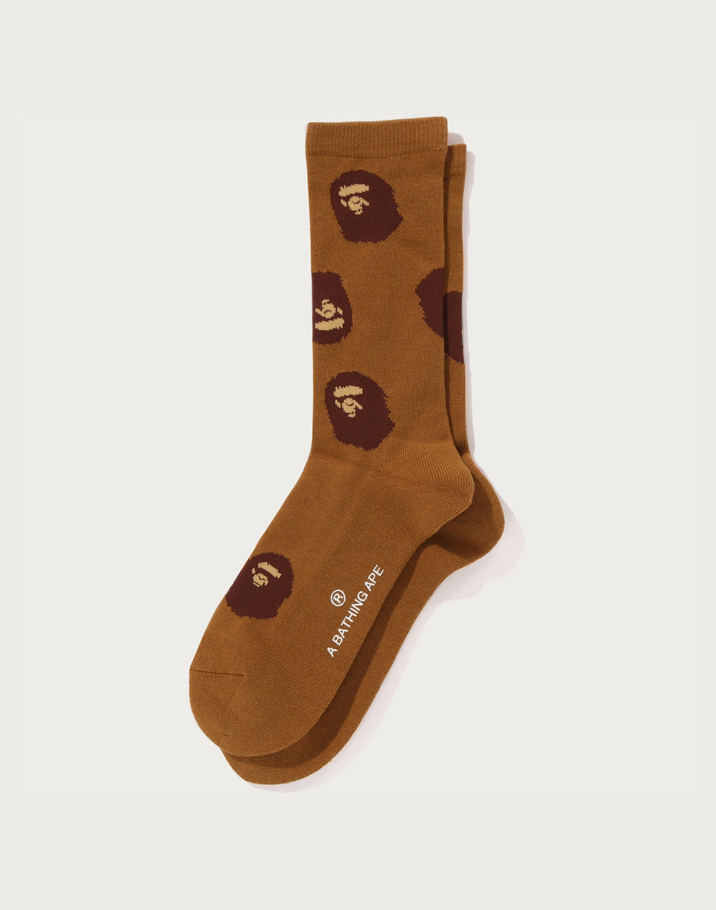 APE HEAD PATTERN SOCKS MENS