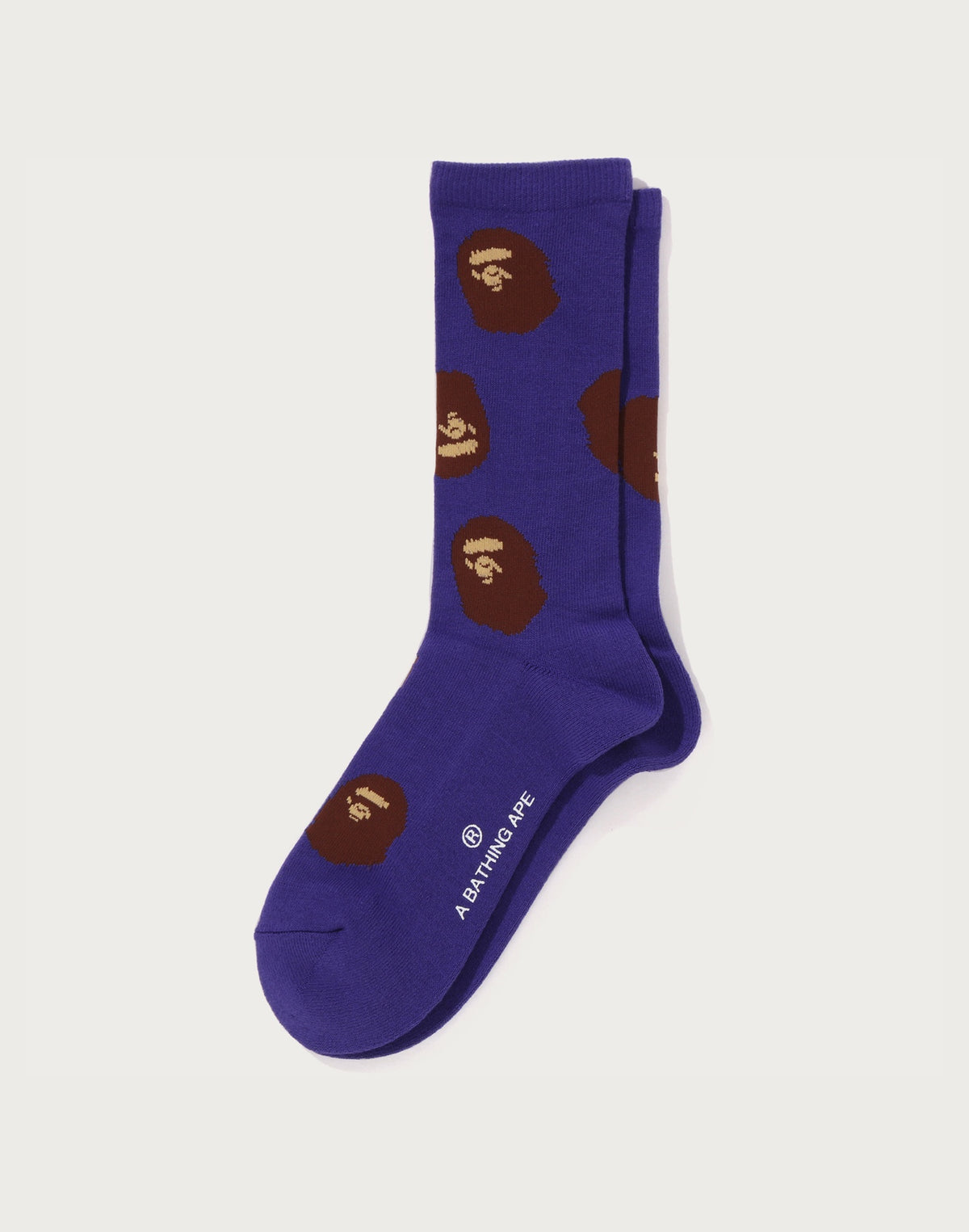 APE HEAD PATTERN SOCKS MENS
