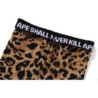 WILD LEOPARD PATTERN SOCKS MENS
