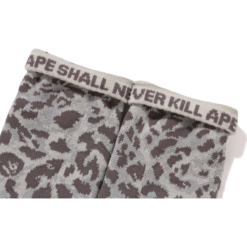WILD LEOPARD PATTERN SOCKS MENS