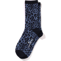 WILD LEOPARD PATTERN SOCKS MENS