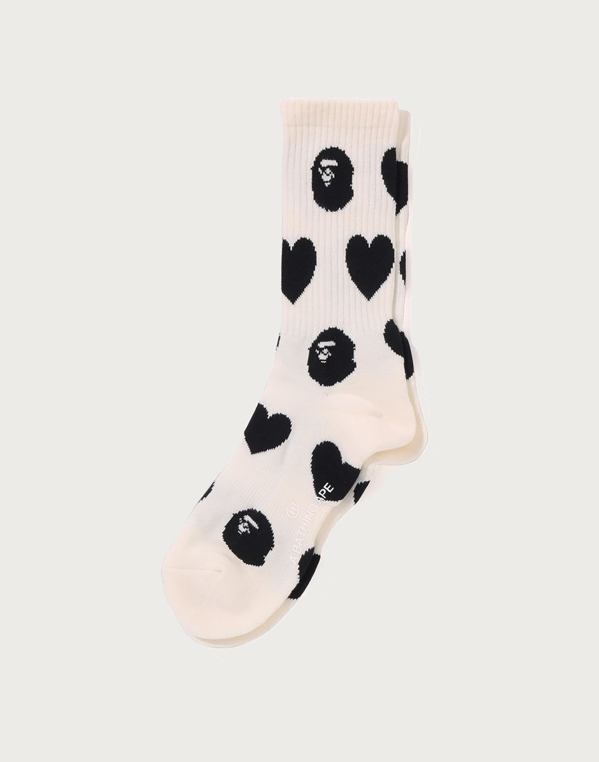 I LOVE BAPE MONOGRAM SOCKS LADIES