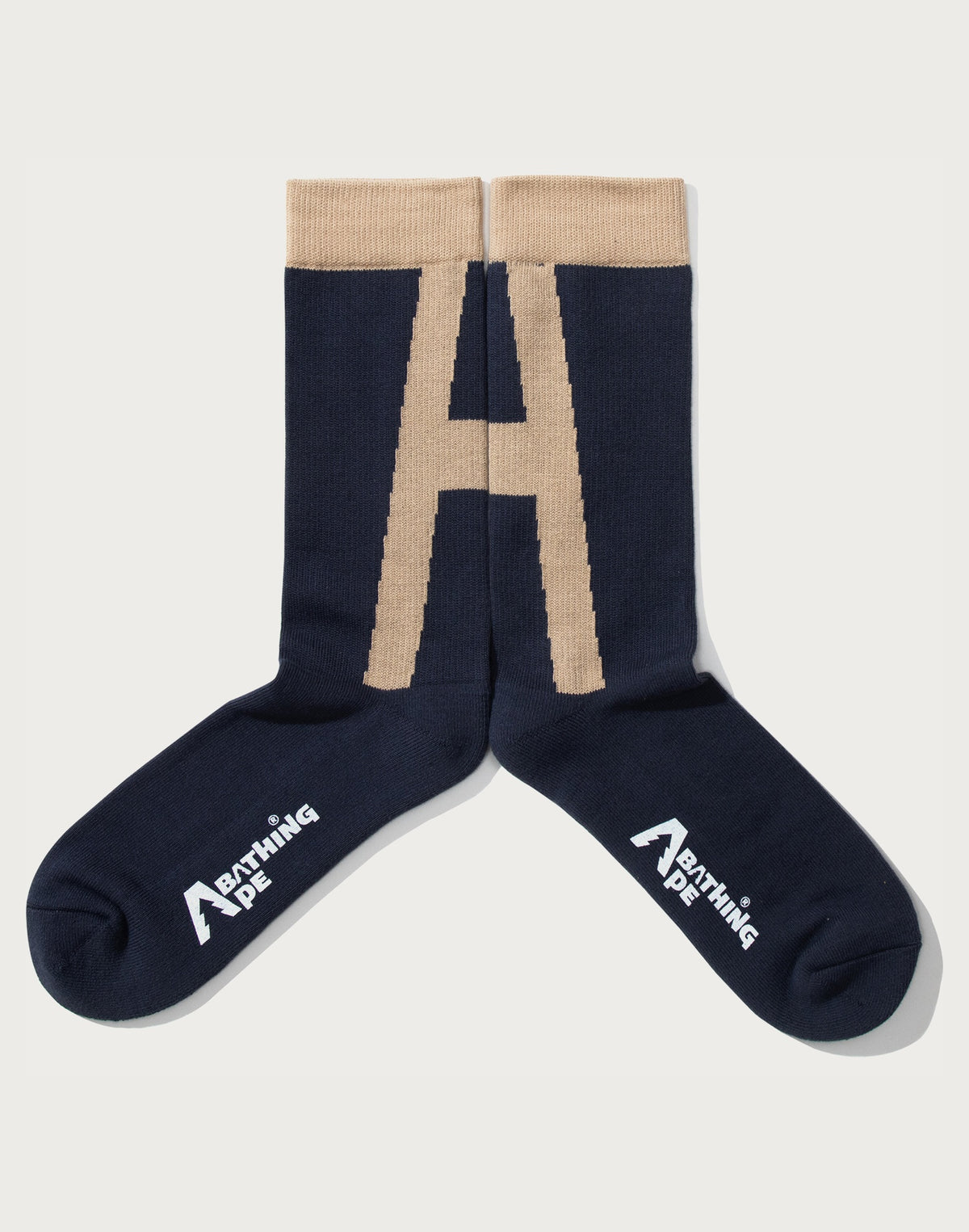 BAPE BY KAZUKI KURAISHI "A" LOGO SOCKS MENS