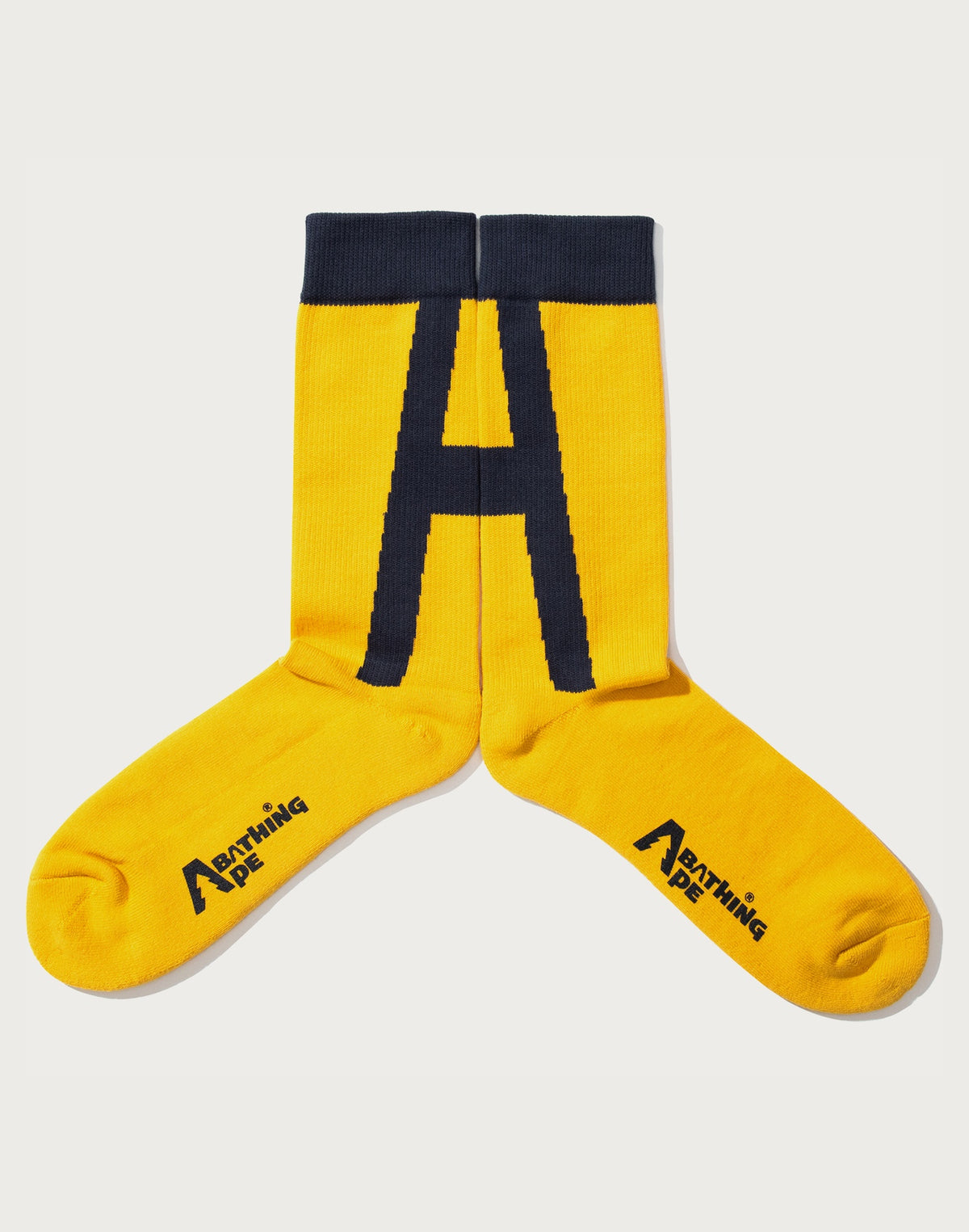 BAPE BY KAZUKI KURAISHI "A" LOGO SOCKS MENS