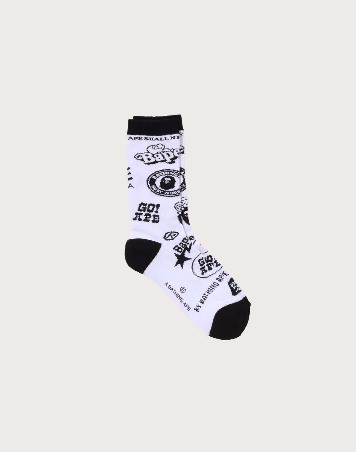 BAPE GRAPHIC PATTERN SOCKS MENS
