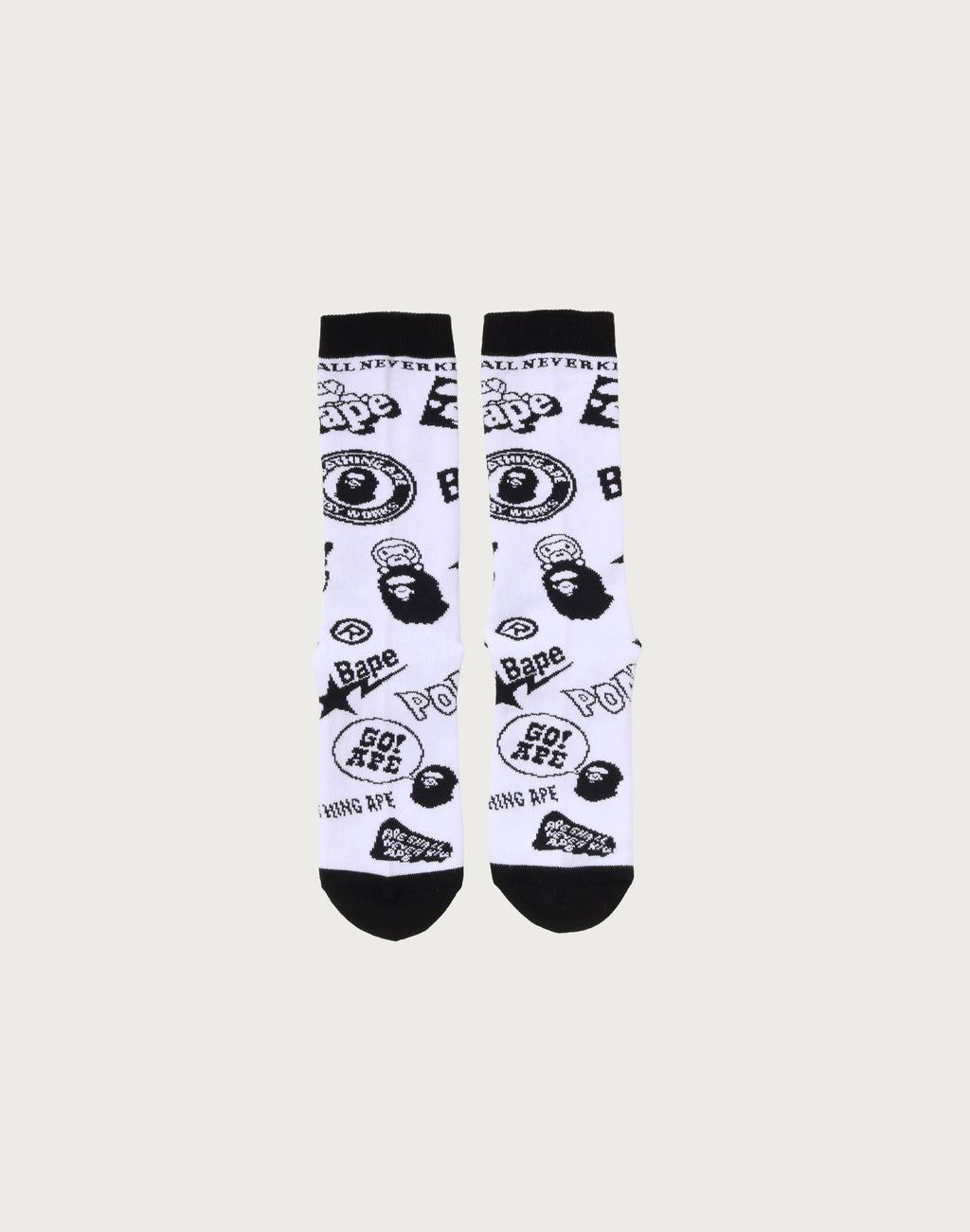 BAPE GRAPHIC PATTERN SOCKS MENS