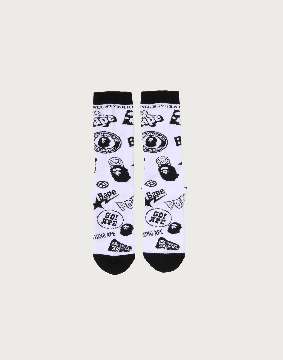 BAPE GRAPHIC PATTERN SOCKS MENS