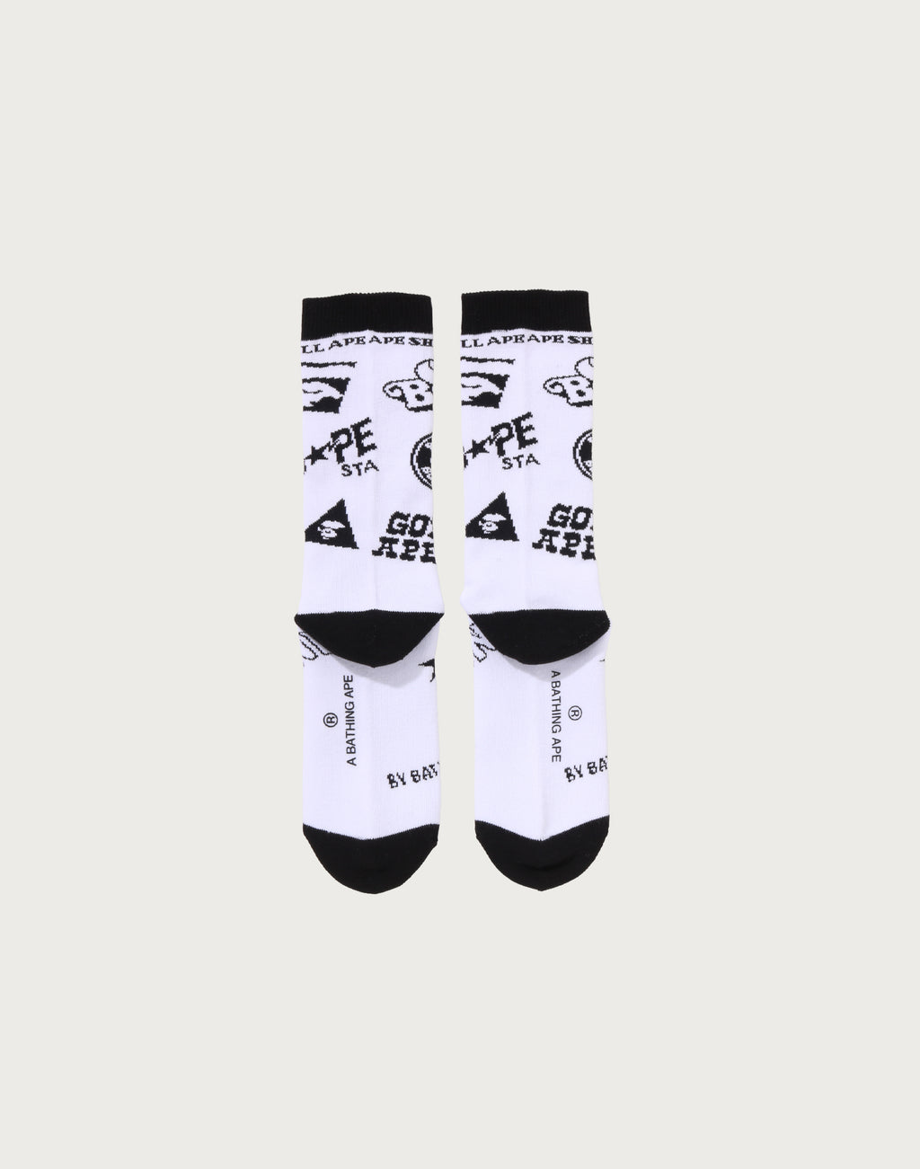 BAPE GRAPHIC PATTERN SOCKS MENS