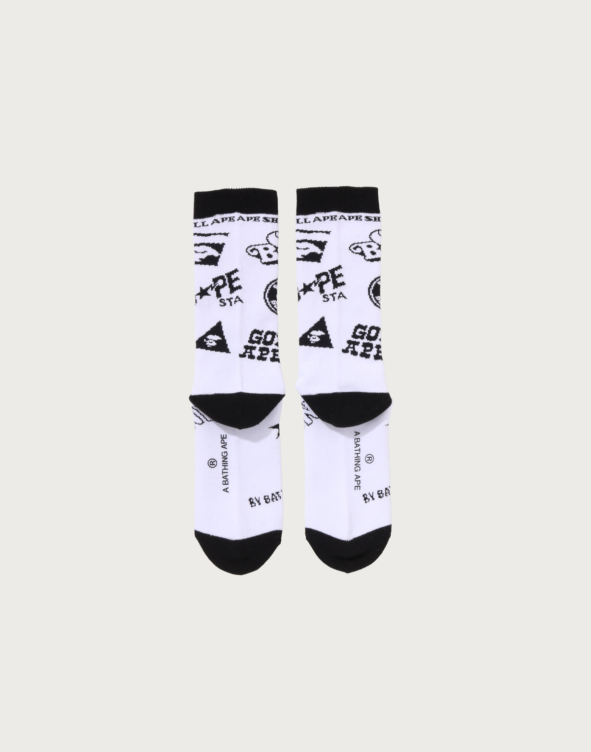 BAPE GRAPHIC PATTERN SOCKS MENS