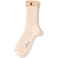 CHUNKY RIBBED CREW SOCKS M