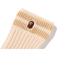 CHUNKY RIBBED CREW SOCKS M