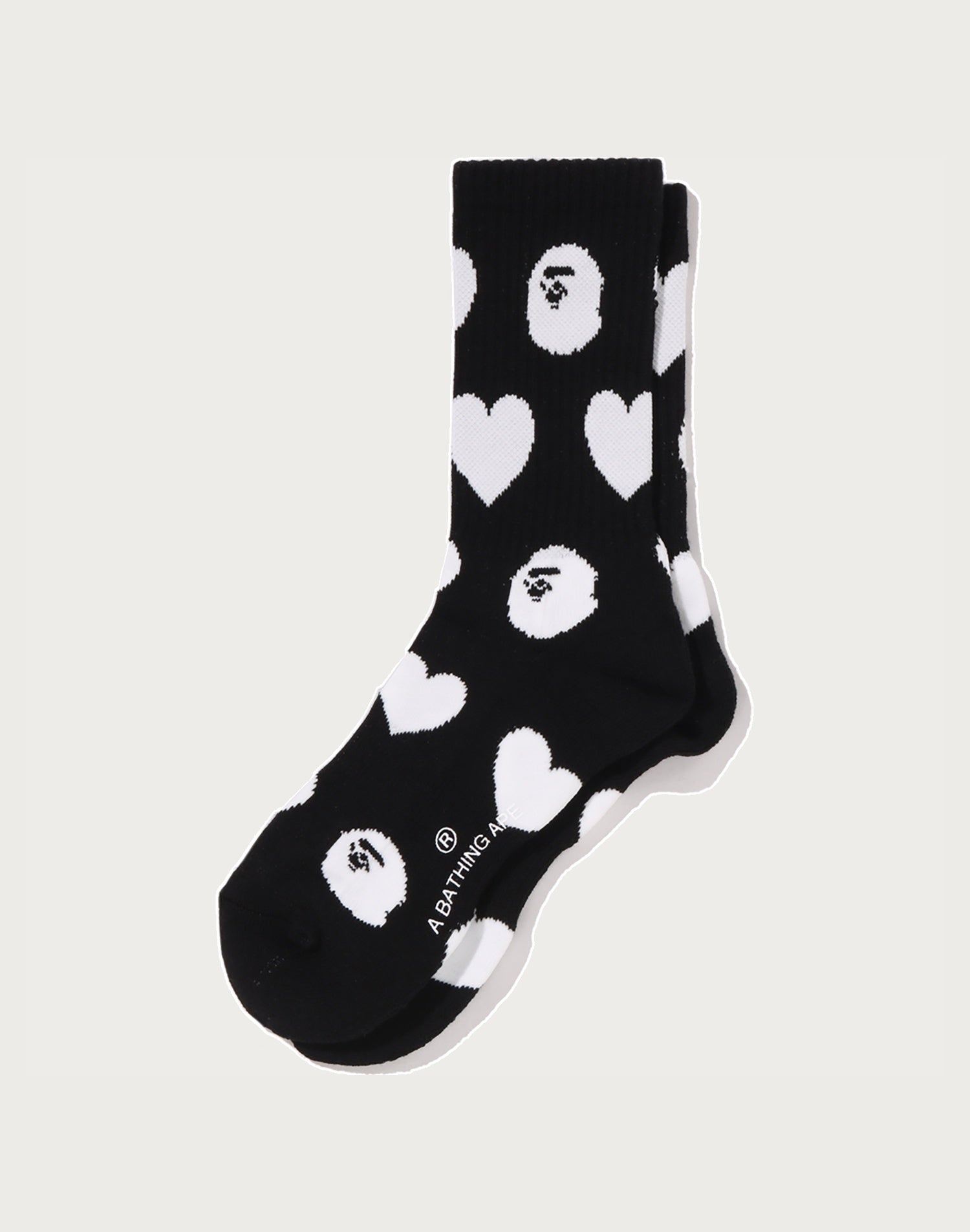 I LOVE BAPE MONOGRAM SOCKS LADIES