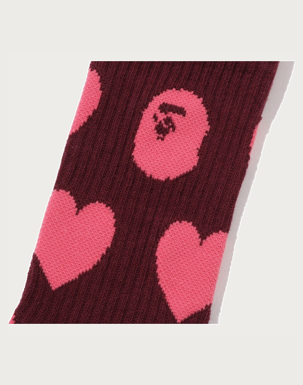 I LOVE BAPE MONOGRAM SOCKS LADIES