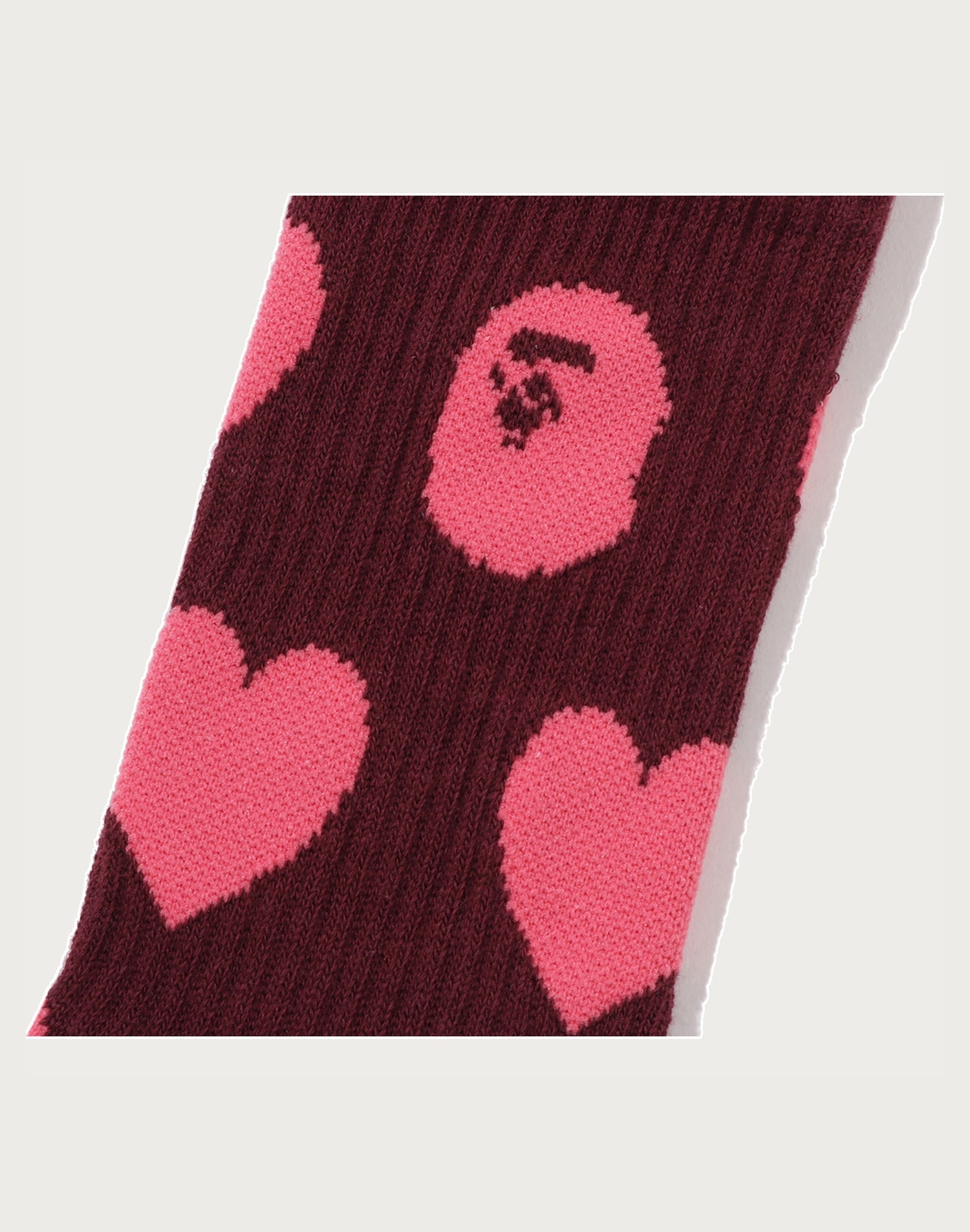 I LOVE BAPE MONOGRAM SOCKS LADIES