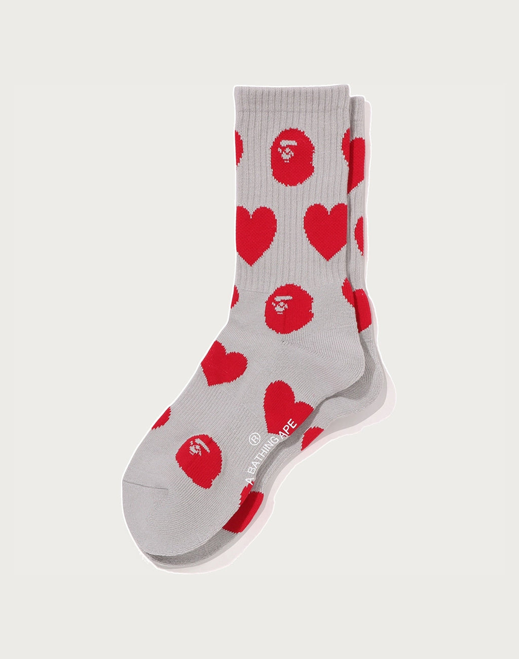 I LOVE BAPE MONOGRAM SOCKS LADIES