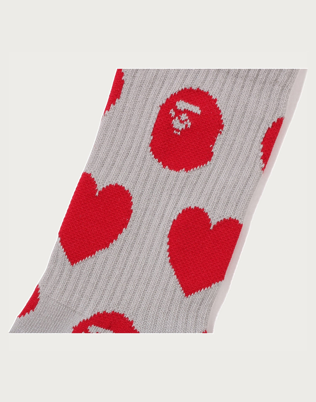 I LOVE BAPE MONOGRAM SOCKS LADIES