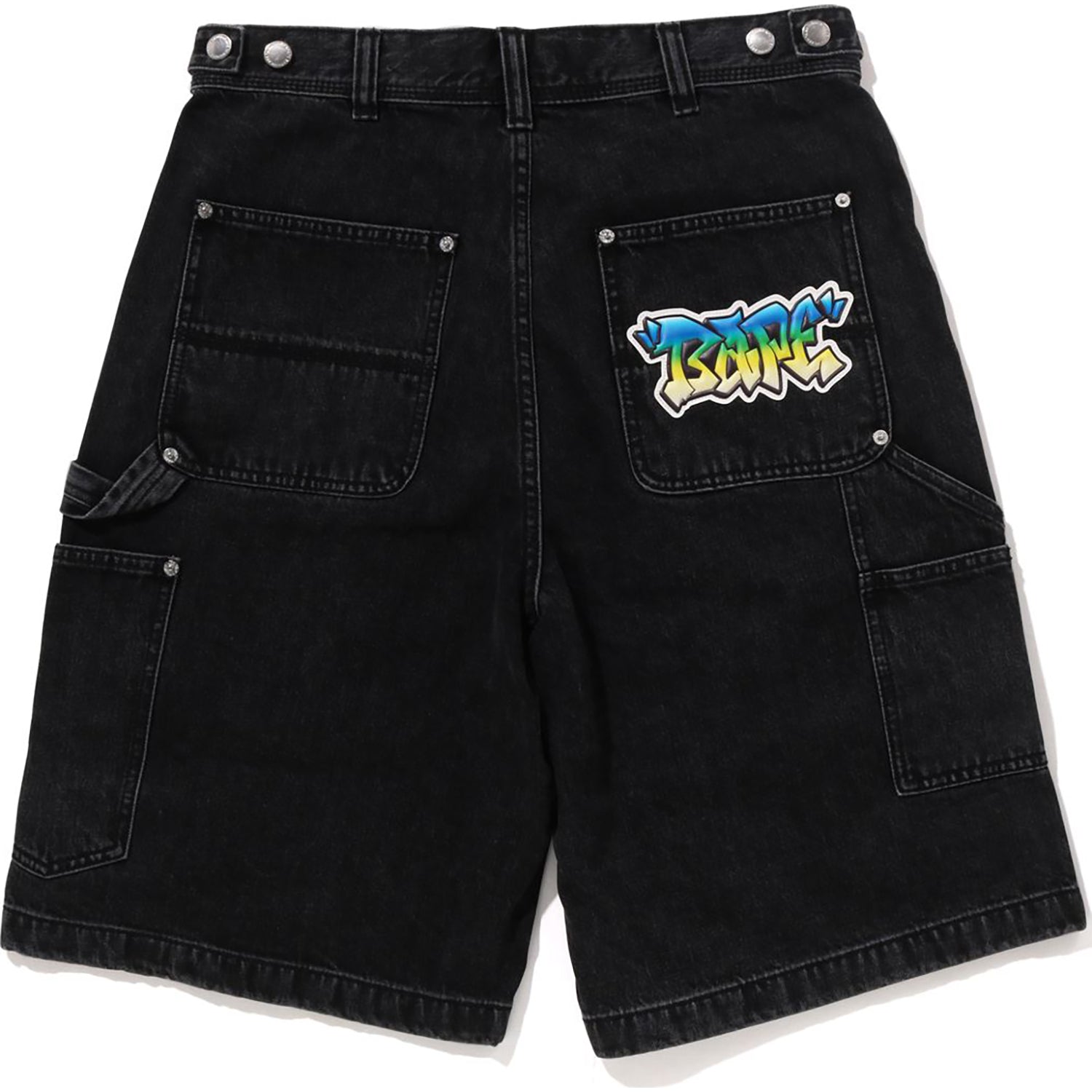 PATCH 2 TONE WASHED WORK SHORTS MENS – us.bape.com