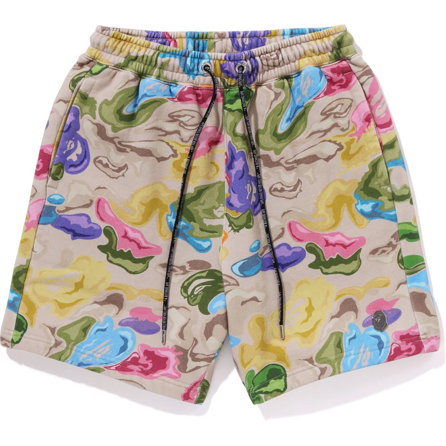 Bape tie dye shorts best sale