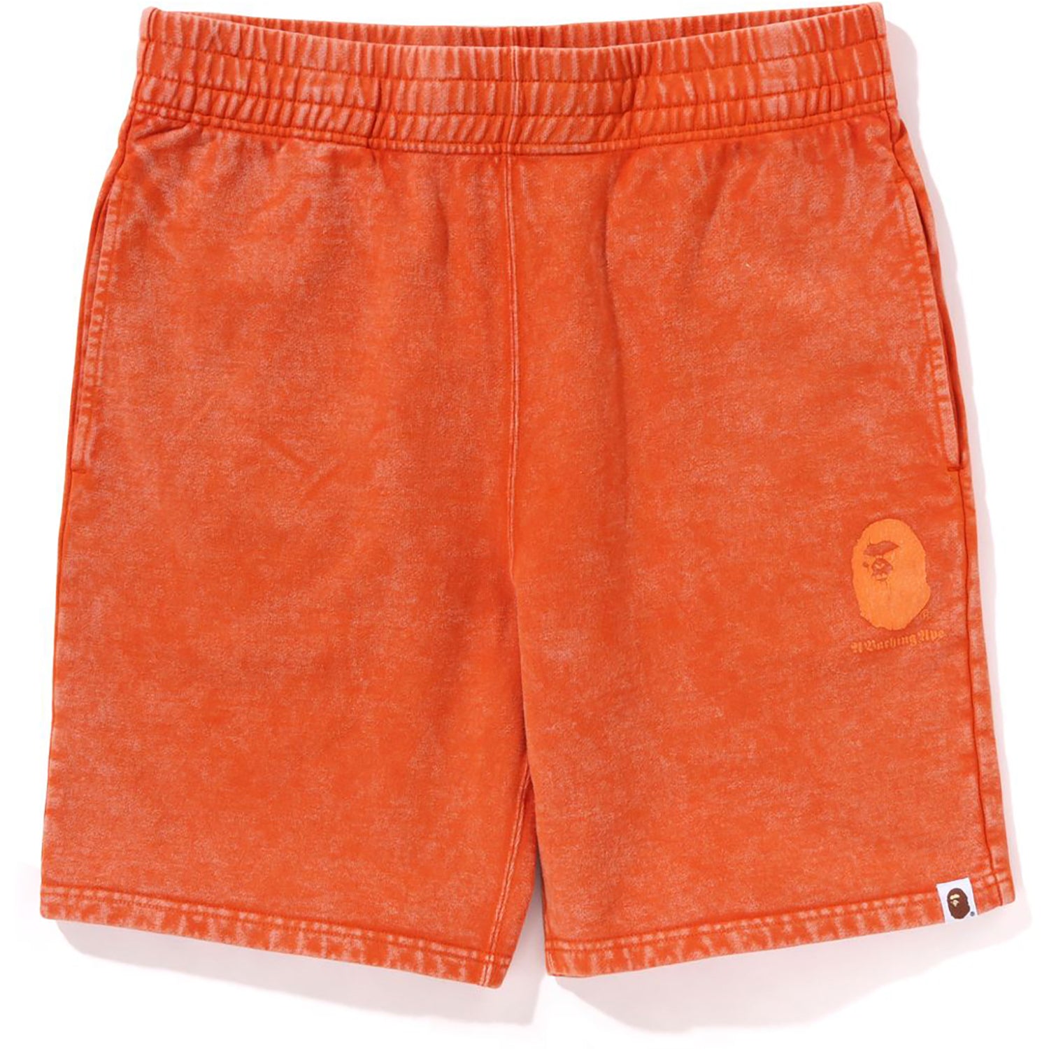 Bape A Bathing Ape Overdye Sweat Shorts Orange