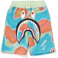 LIQUID CAMO SHARK SWEAT SHORTS KIDS