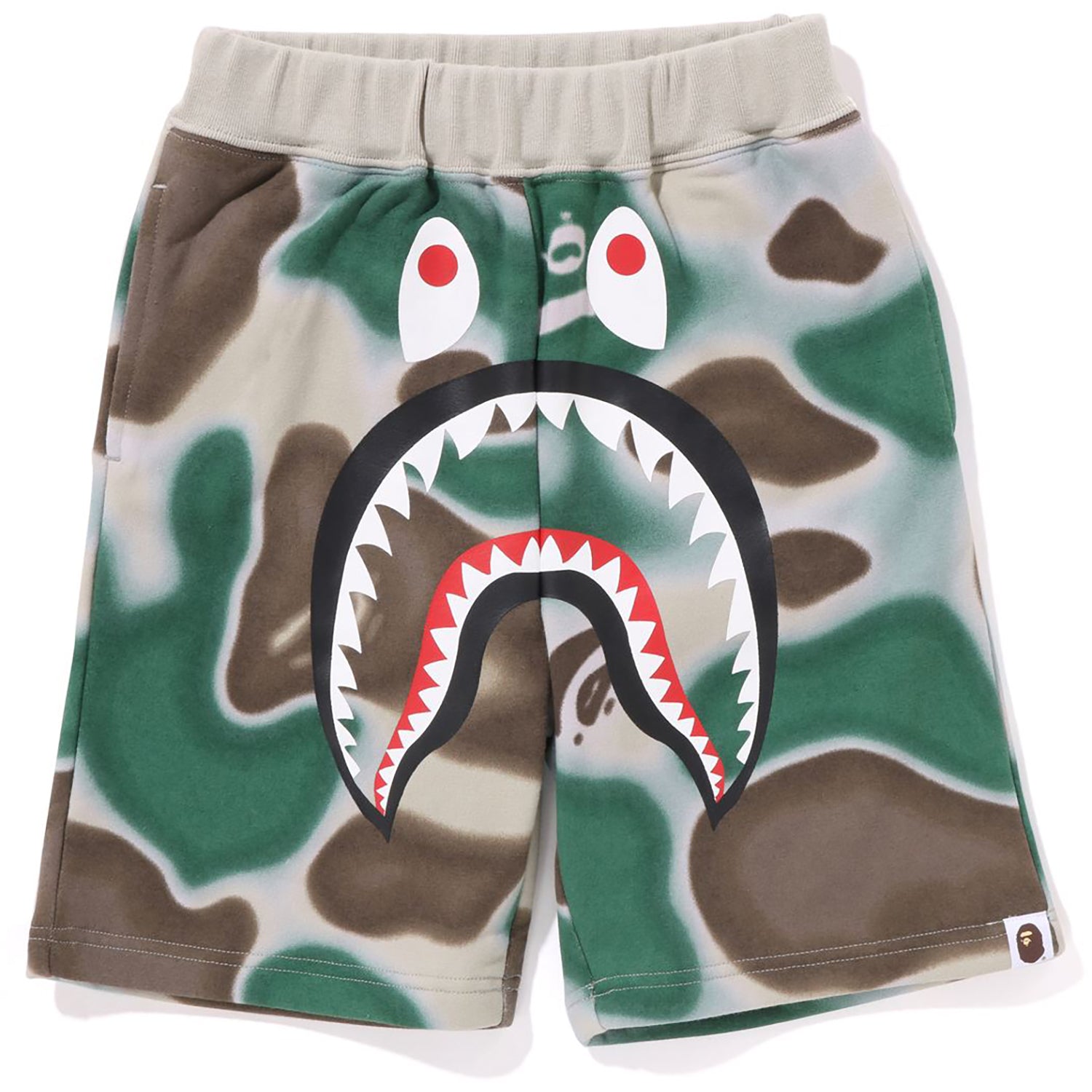 LIQUID CAMO SHARK SWEAT SHORTS KIDS