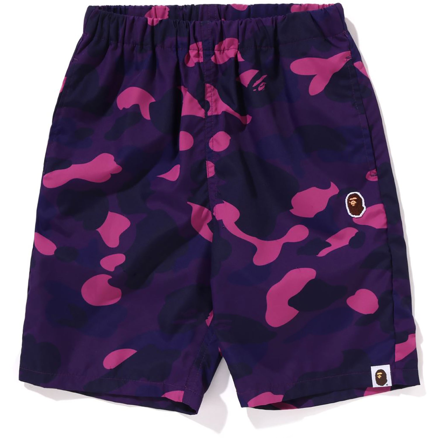 COLOR CAMO APE HEAD ONE POINT BEACH SHORTS KIDS