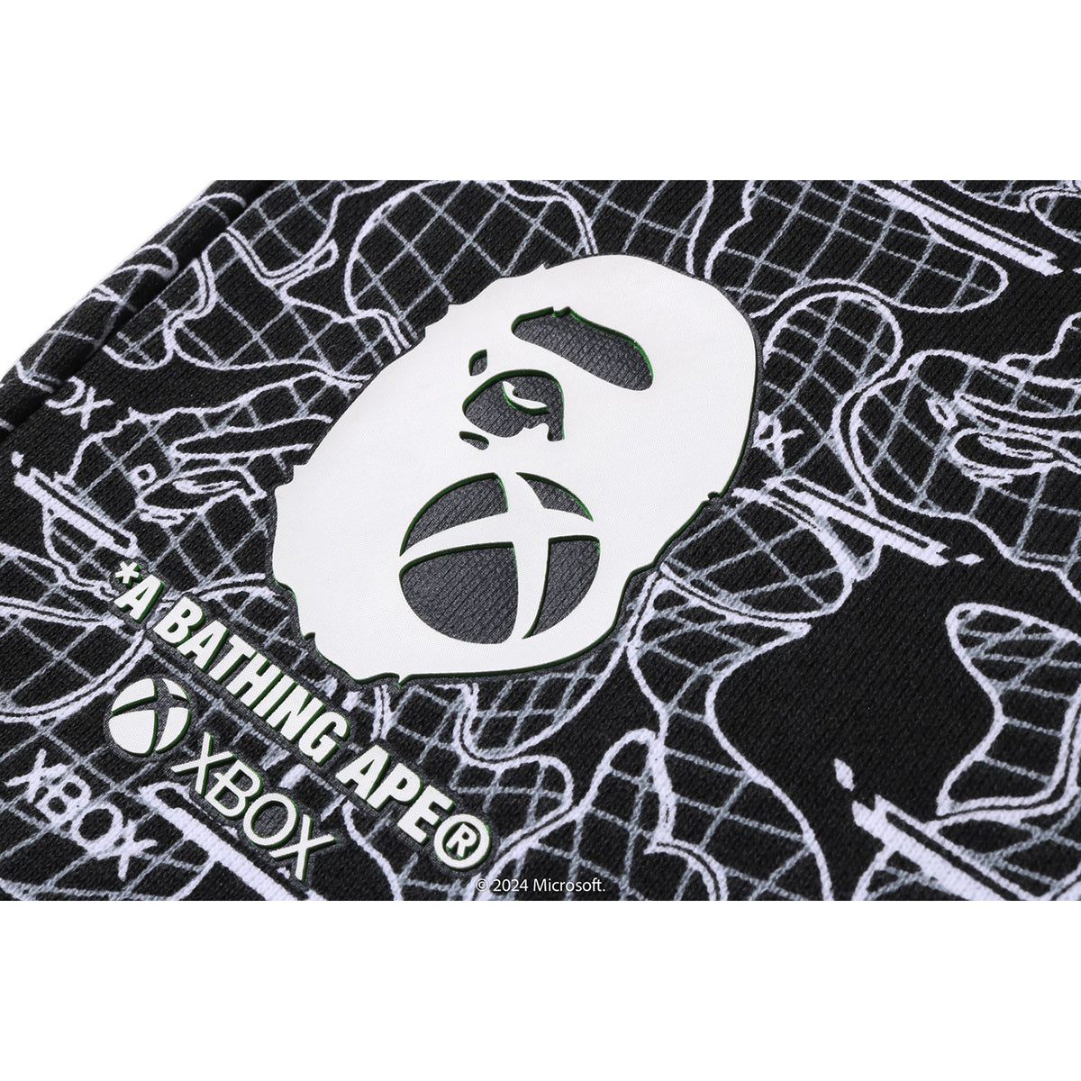 BAPE X XBOX CAMO SWEAT SHORTS MENS