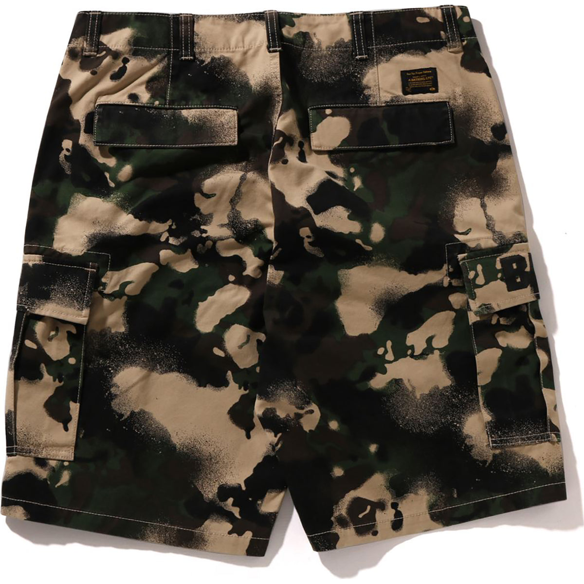 MAP CAMO REGULAR FIT CARGO SHORTS MENS
