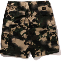 MAP CAMO REGULAR FIT CARGO SHORTS MENS