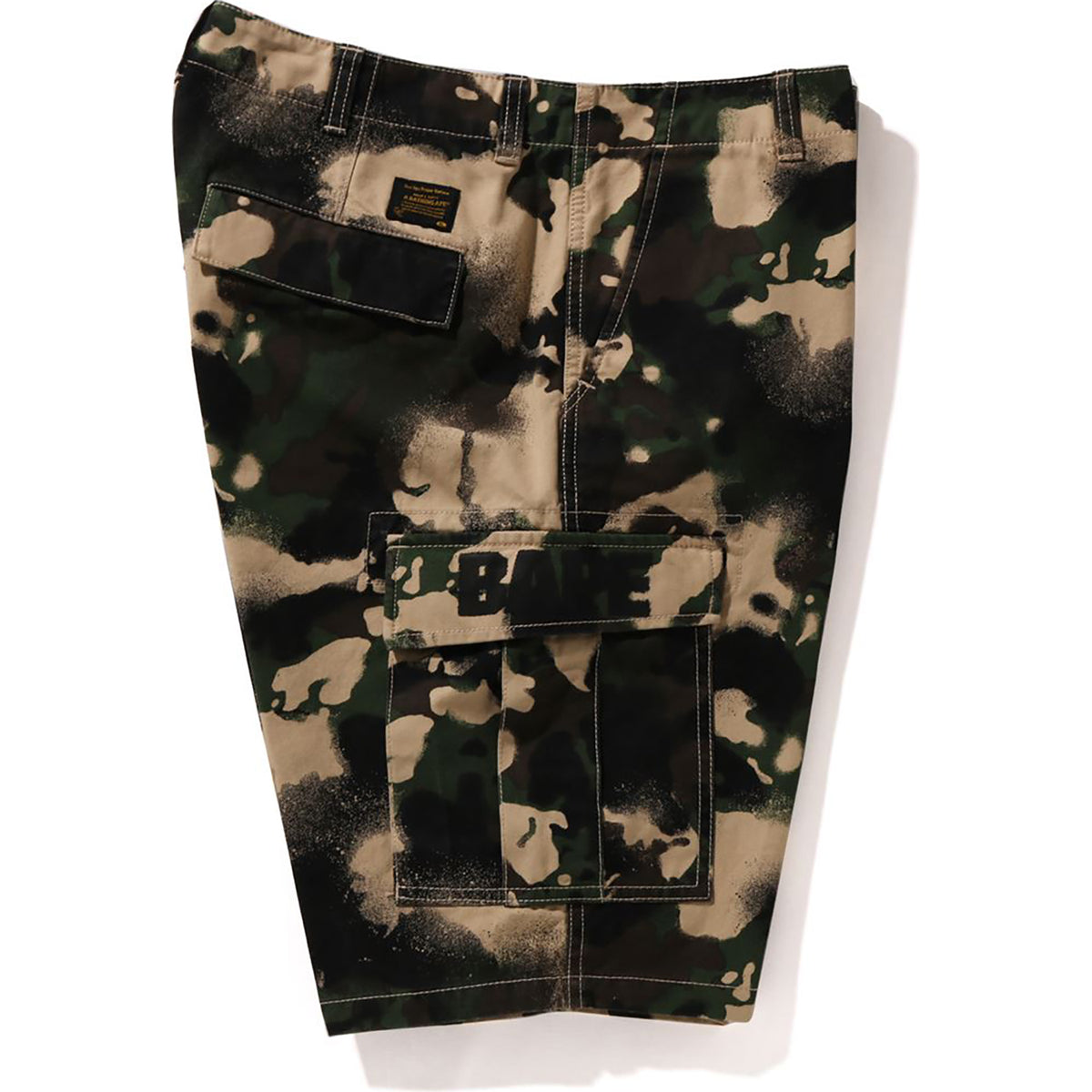 MAP CAMO REGULAR FIT CARGO SHORTS MENS