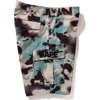 MAP CAMO REGULAR FIT CARGO SHORTS MENS