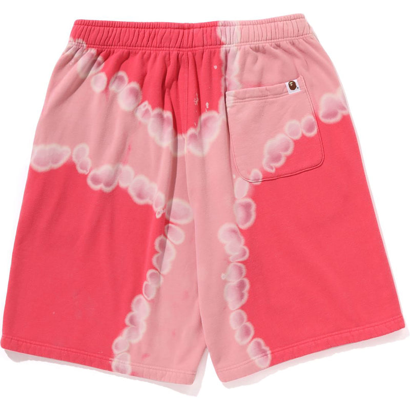 HAND DYE RELAXED FIT SWEAT SHORTS MENS