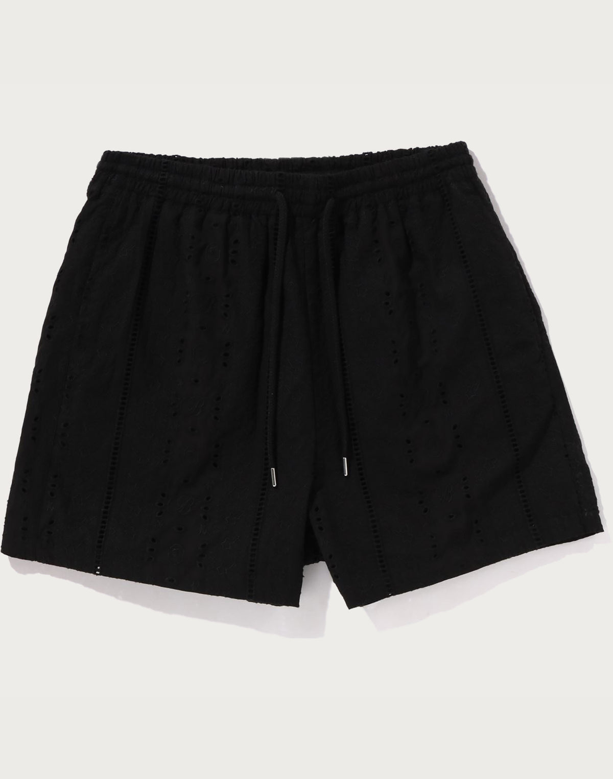 EMBROIDERY RELAXED FIT SHORTS MENS