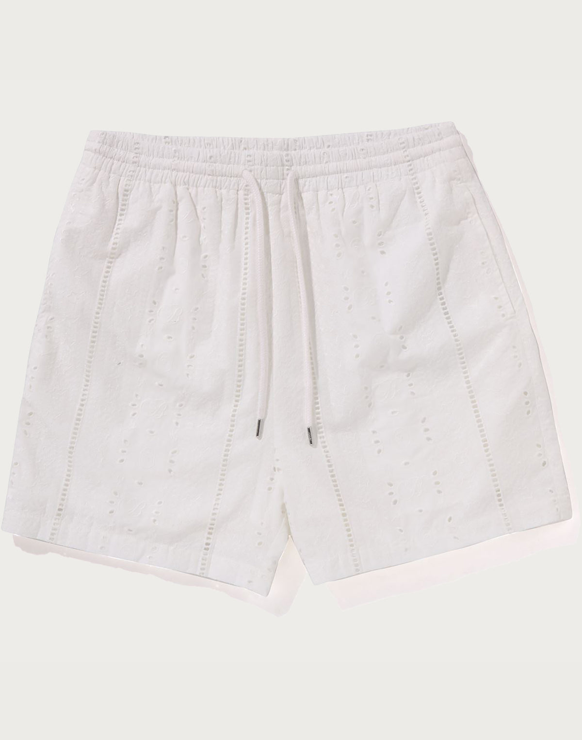 EMBROIDERY RELAXED FIT SHORTS MENS