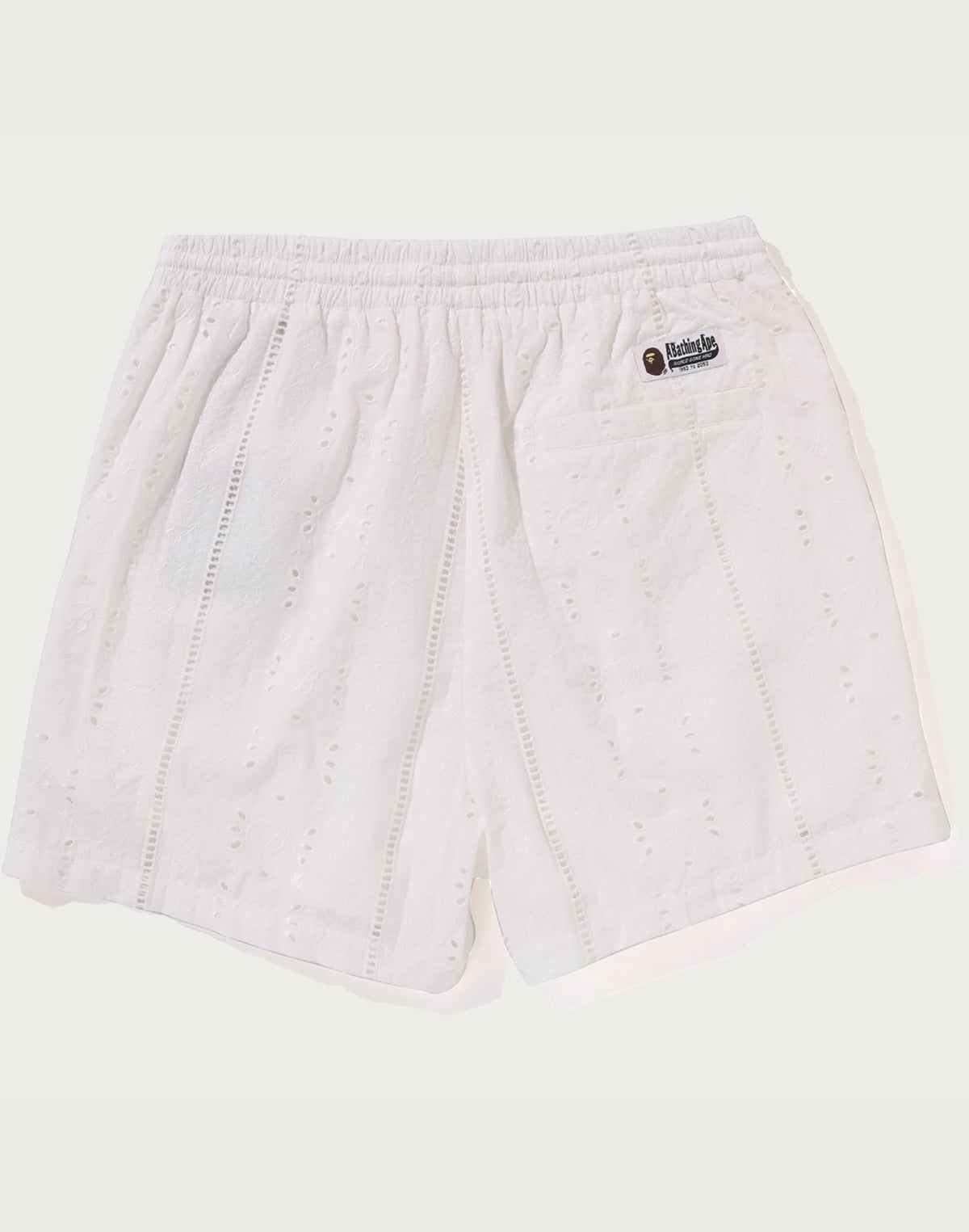EMBROIDERY RELAXED FIT SHORTS MENS