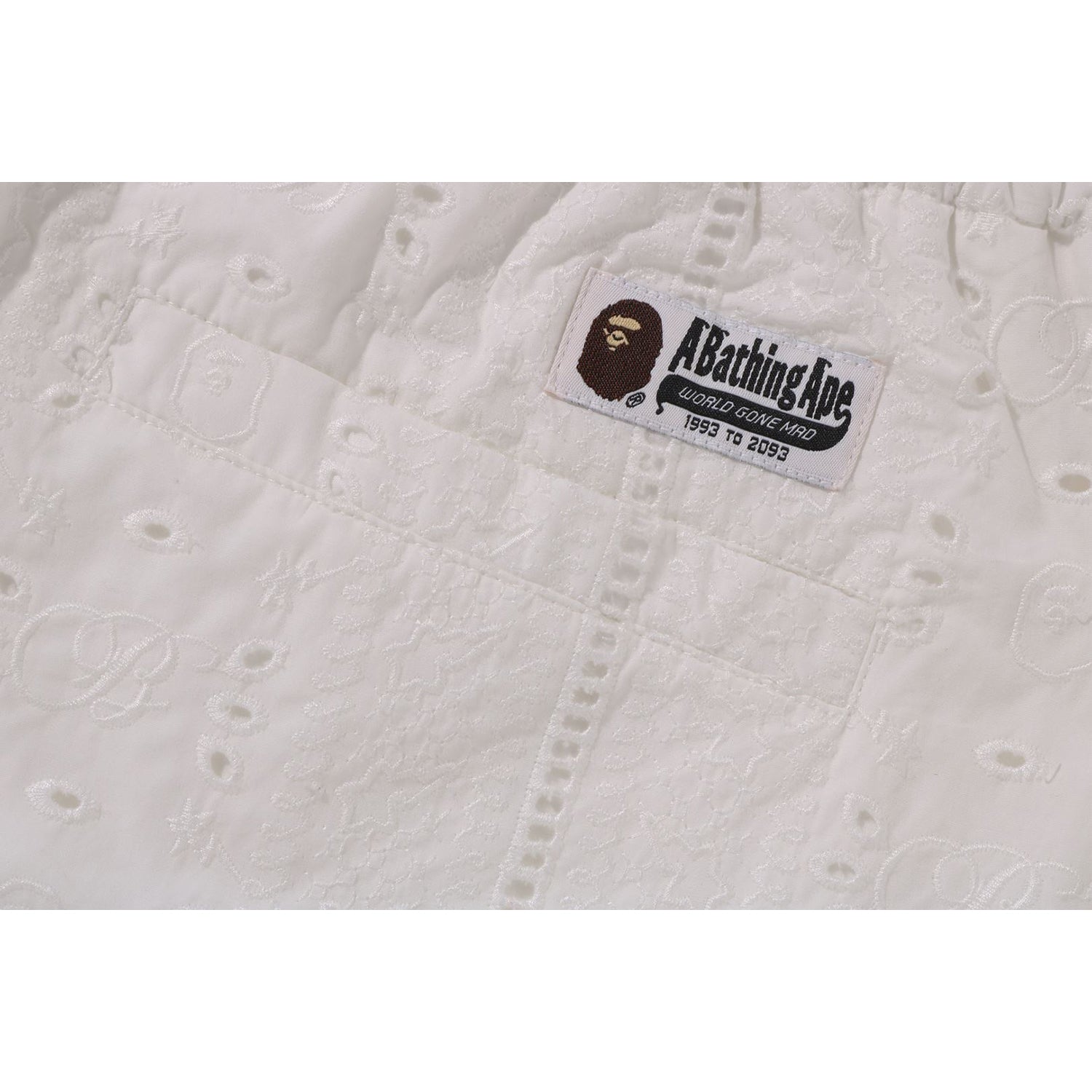 EMBROIDERY RELAXED FIT SHORTS MENS – us.bape.com