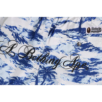 PALM TREE CAMO RELAXED FIT BEACH SHORTS MENS