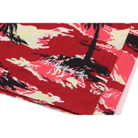 PALM TREE CAMO RELAXED FIT BEACH SHORTS MENS