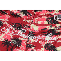 PALM TREE CAMO RELAXED FIT BEACH SHORTS MENS
