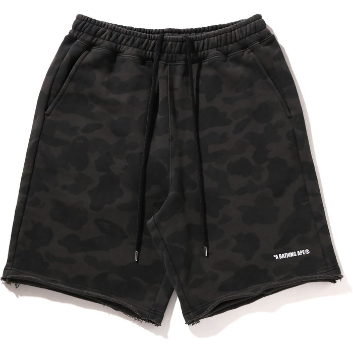 1ST CAMO HEAVY WASHED RELAXED FIT SWEAT SHORTS MENS