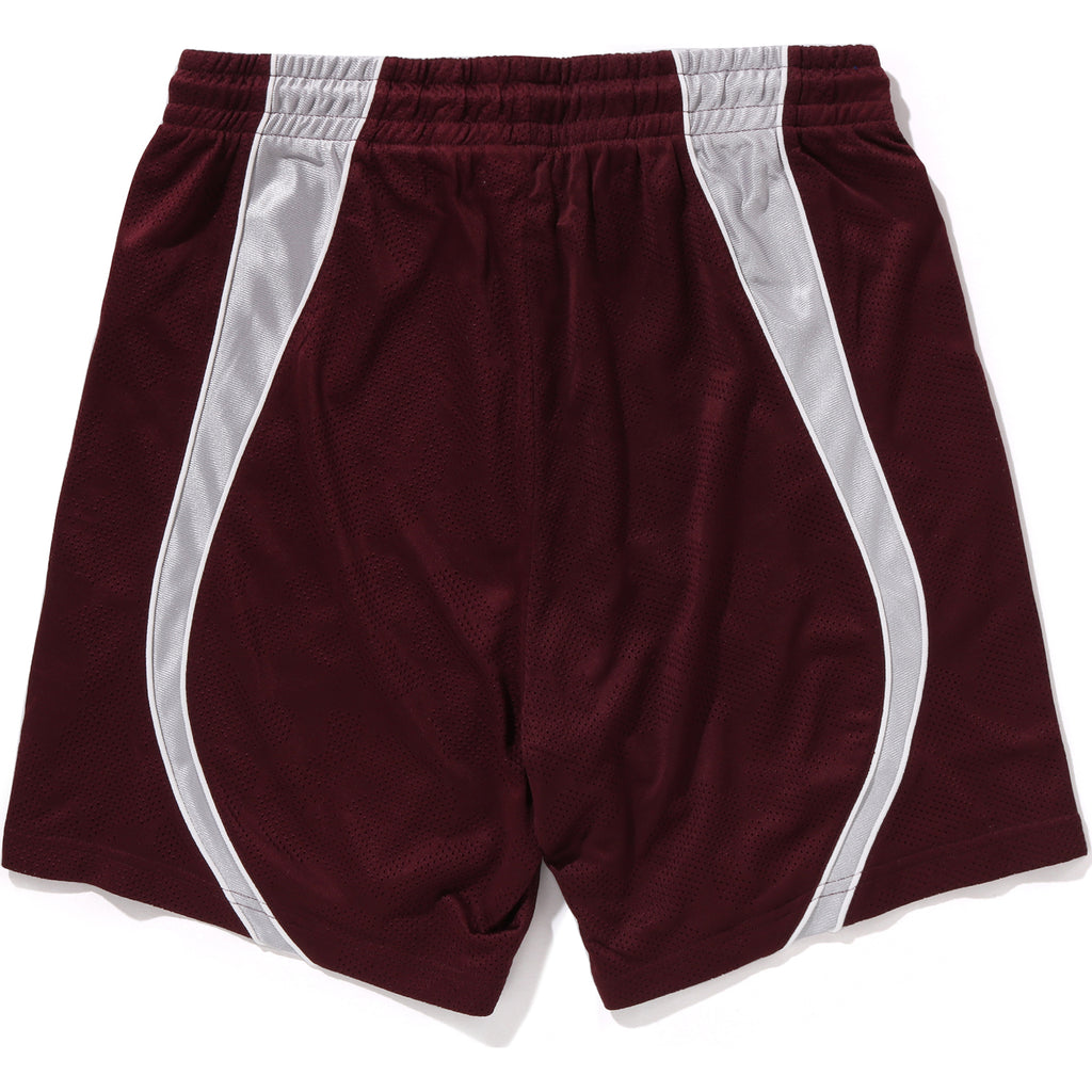 SOLID CAMO JACQUARD MULTILOGO RELAXED FIT SWEAT SHORTS MENS