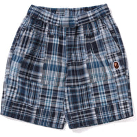 MULTI CHECK ONE POINT SHORTS KIDS