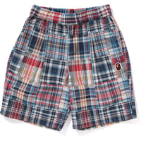 MULTI CHECK ONE POINT SHORTS KIDS