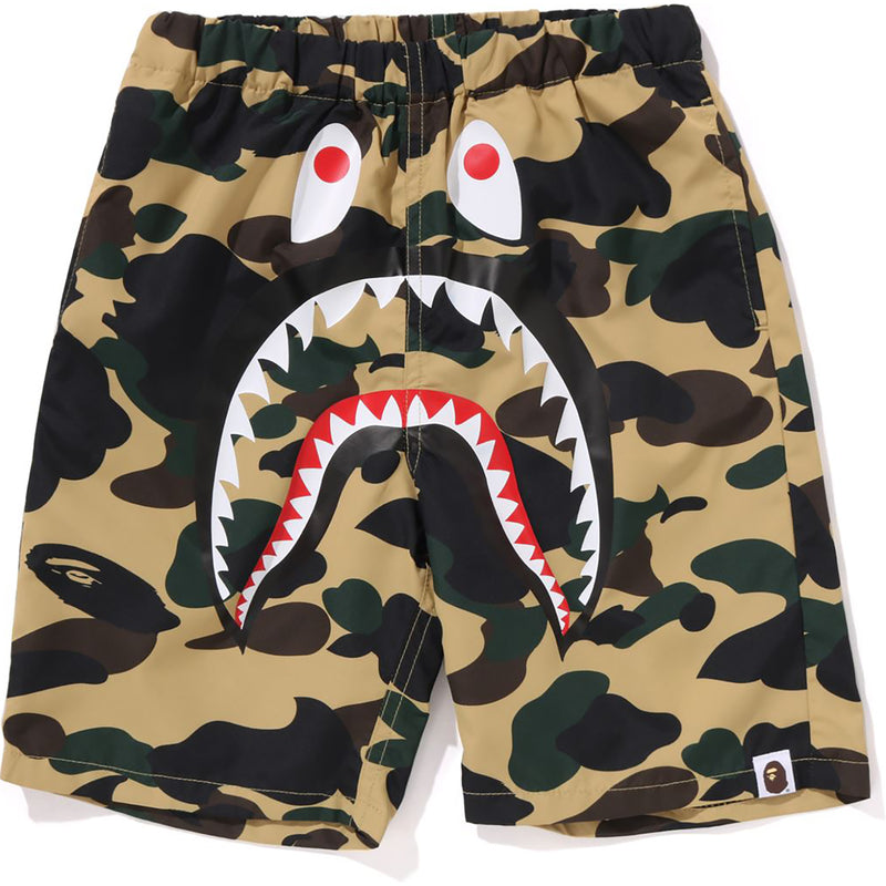 1ST CAMO SHARK BEACH SHORTS KIDS
