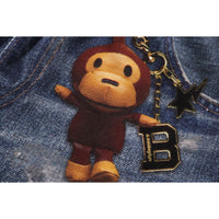 BAPE DENIM PRINT SWEAT SHORTS KIDS